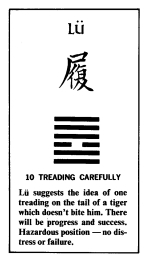 Lu suggestions the idea of one training on the tail of a tiger which does bite him.