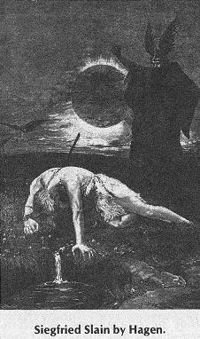 Siegfried Slain by Hagen